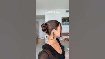Timeless updo! Hairstyle tutorial #updotutorial #quickhairstyle #hairstyletutorial