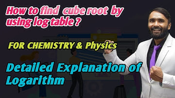 How to find out cuberoot of any numbres by log ( PART 7