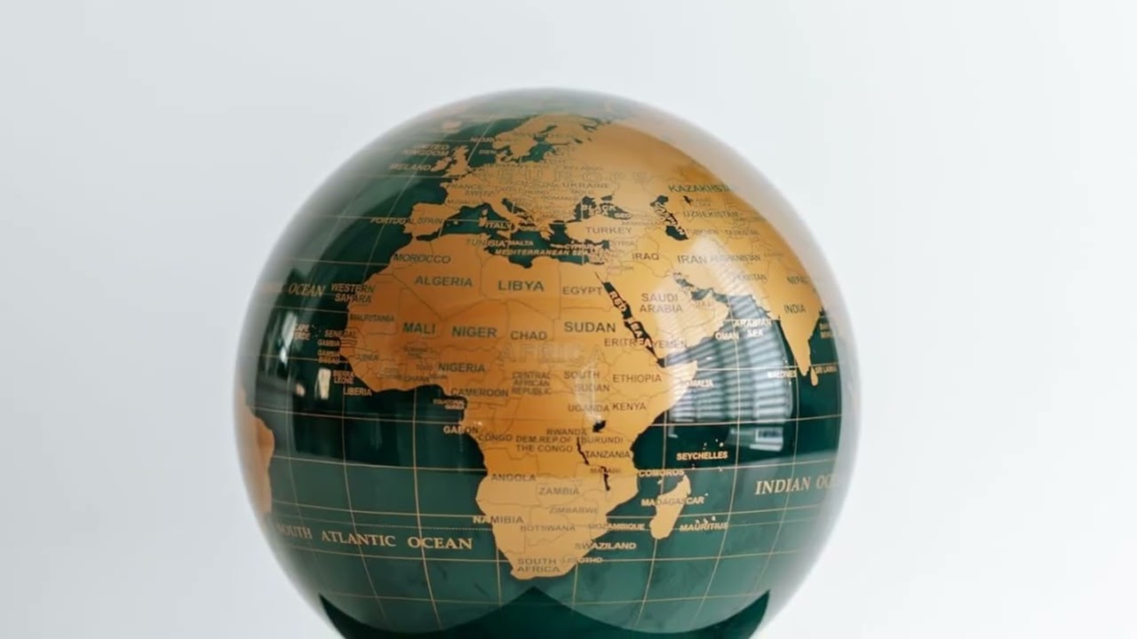 MOVA Rotating Globe: A Beautiful Solar-Powered Desk Decoration for Your Office