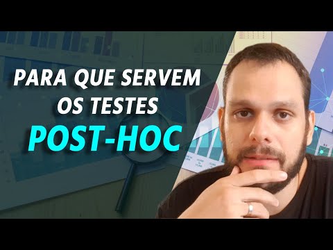 Vídeo: Qual é a finalidade de um teste post hoc na Anova?