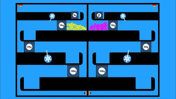 Block Pushing - Algodoo Marble Race