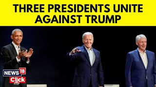 U.S. President Joe Biden Gets Support From Predecessors Barack Obama \& Bill Clinton  | N18V