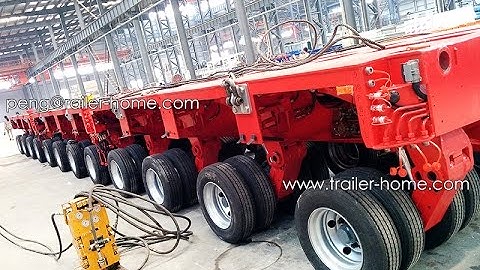 Goldhofer THP SL  Modular Trailers  Nicolas MDED  Hydraulic Multi Axle  TrailerHome