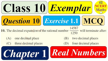 NCERT Exemplar Class 10 Maths Chapter 1 | Question 10 | MCQ | Exercise 1.1 | real numbers | CBSE