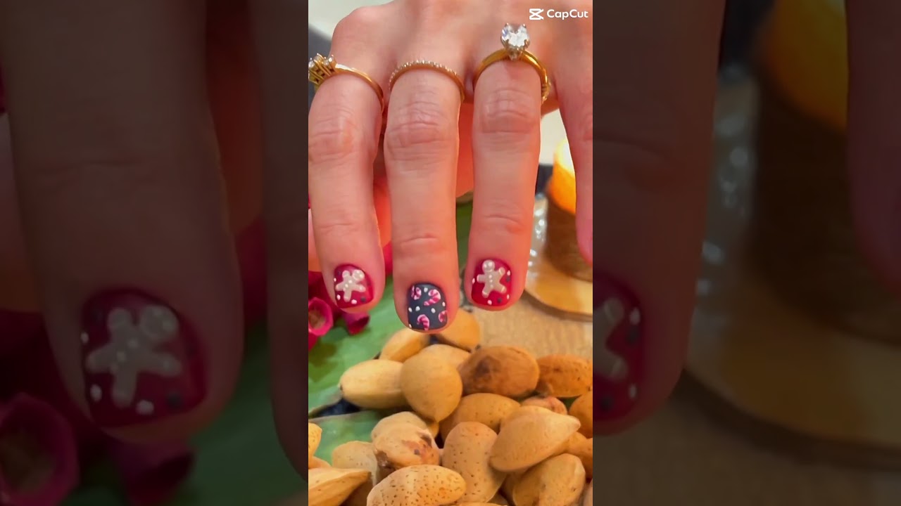 How yalda night goes on here, with my winter nails