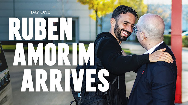 Ruben Amorim Arrives! 🙌🇵🇹