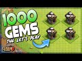 1000 GEMS FOR THE 4TH BUILDER!  TH6 LET'S PLAY FINALE!