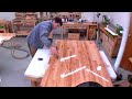 Table top glue-up and varnish