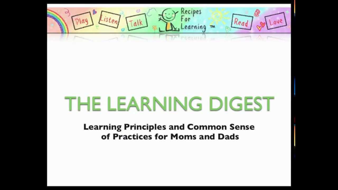 Learning Digest Announcement 1 - YouTube