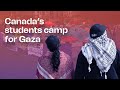 Historic student movement for gaza reaches canada