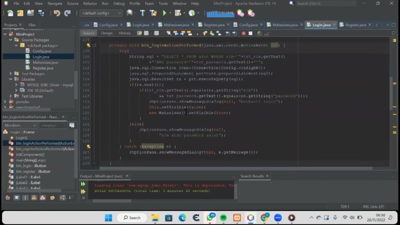 Tutorial Membuat Program Sederhana Form Login dan Register (Menggunakan ...