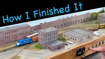 How I Finished the N Scale Switching Layout