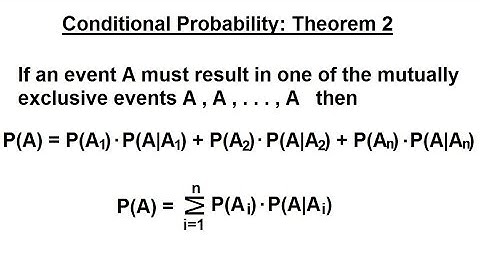 Probability & Statistics (57 of 62) Conditional Probability - "Theorem 2"