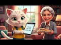 Little Cat's Scary Night with Grandma Storytime! (Season 3)🐱|funny cat video#cat #animation #cats