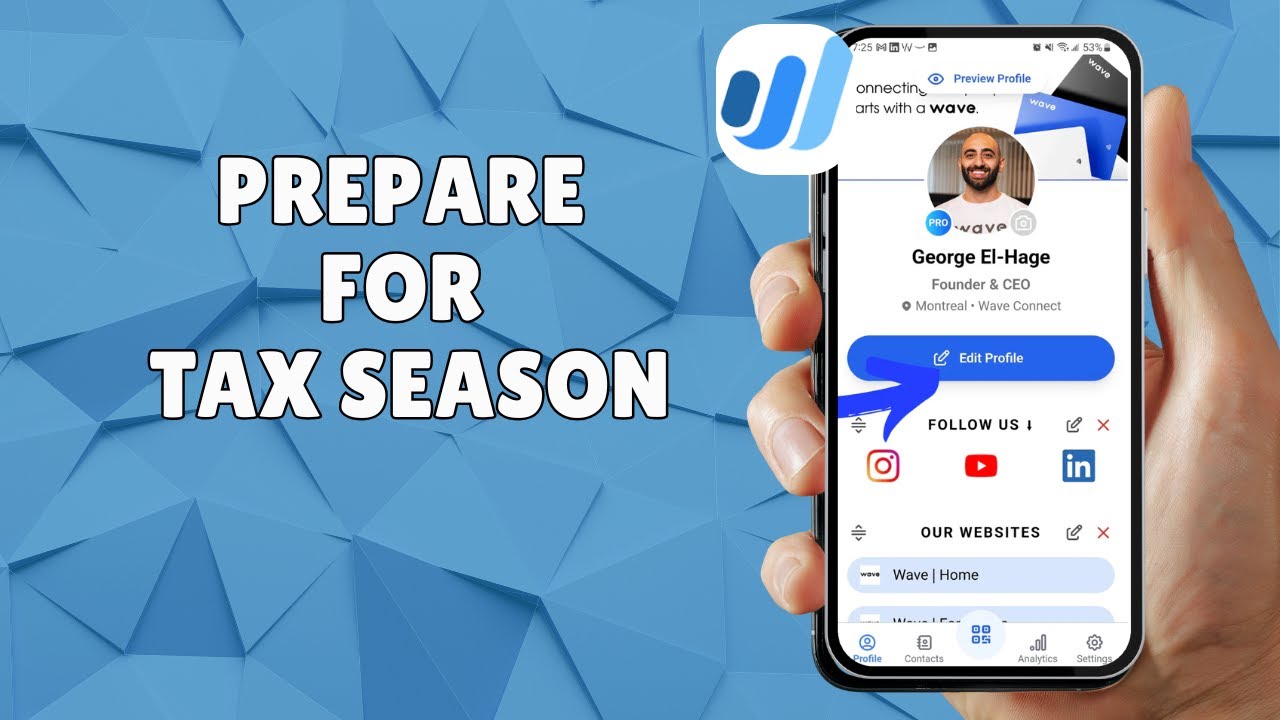 HOW TO PREPARE FOR TAX SEASON USING WAVE
