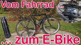 vom Fahrrad zum eBike : 100G.tech Geeko Umbausatz 