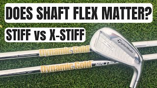 Does Iron Shaft Flex Make A Difference?  Extra Stiff vs Stiff - X100 vs S300 screenshot 5