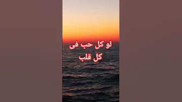 لو كل حب فى كل قلب لو كل حب فى كل قلب