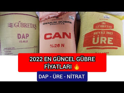 ŞUBAT AYI GÜBRE FİYATLARI 2022 ~ 1 TORBA GÜBRE NE KADAR ? ~  ÜRE - DAP - %26 NİTRAT - %33 NİTRAT