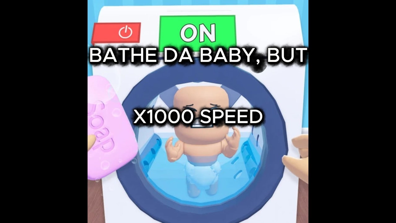 Bathe da baby, but everytime i use my ability the game speeds up