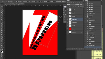 Russian Constructivism Photoshop working with Layers