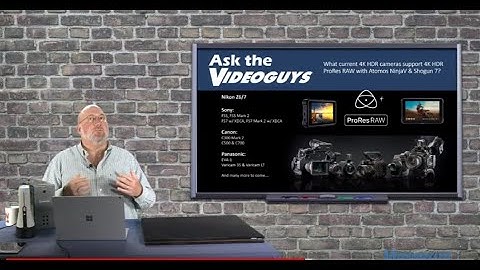 HDR ProRes RAW Cameras Supported by Atomos Ninja V & Shogun 7 Monitors
