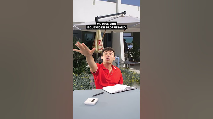 VAIal LIDO per PRENDERE UN OMBRELLONE e QUESTO È il PROPRIETARIO - Gabriele Vagnato