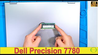 How to add DDR5 RAM to a Dell precision 7780 laptop