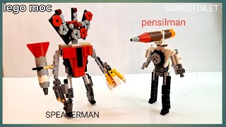 Lego Skibiditoilets PANCILMAN Speakerman |assemble  skibiditoilets multiverse upgrade