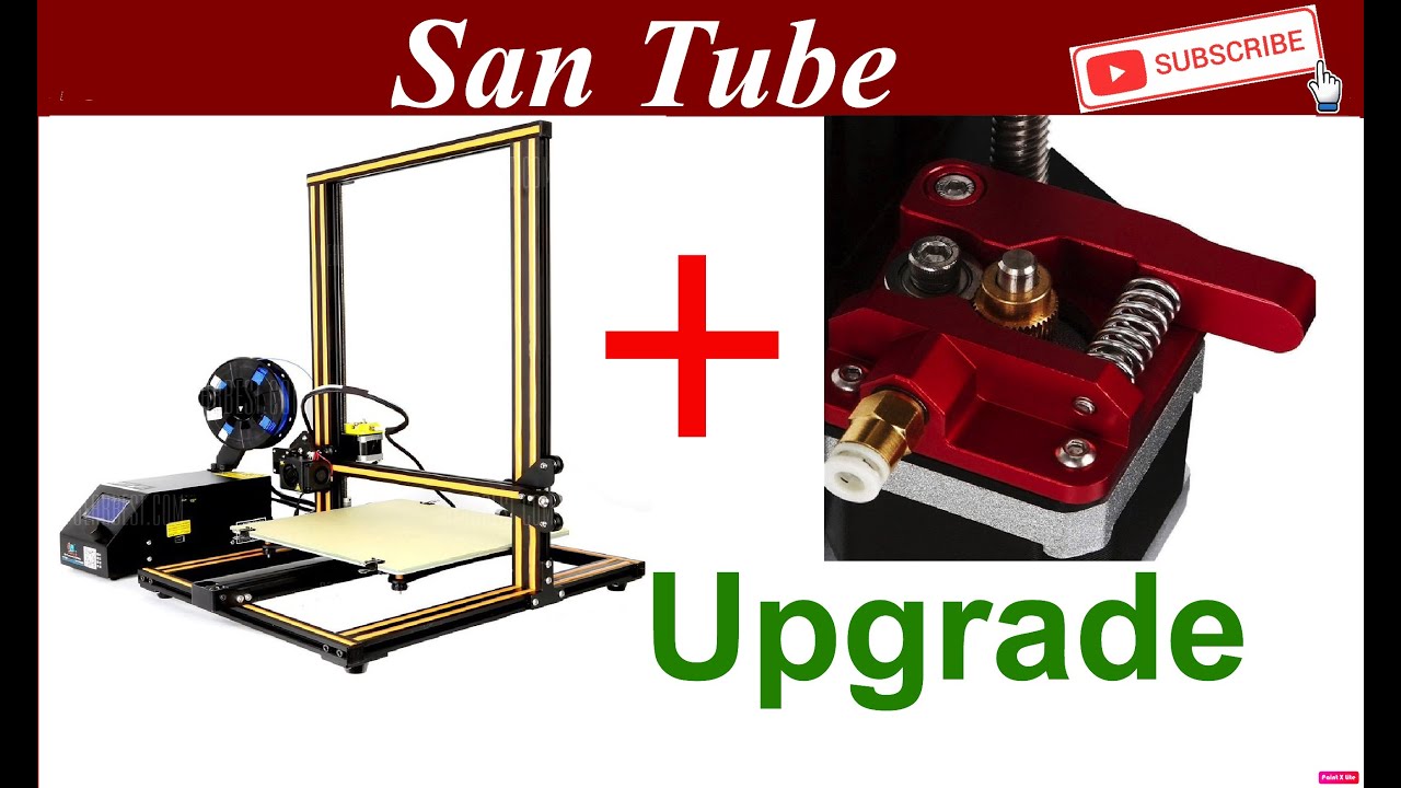 Creality Cr-10 All Metal Extruder Upgrade.