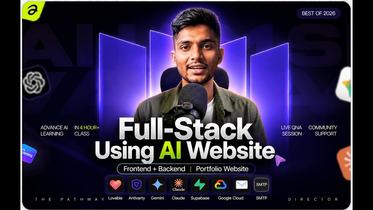 How To Create Full funcation website with backend — Transcript
