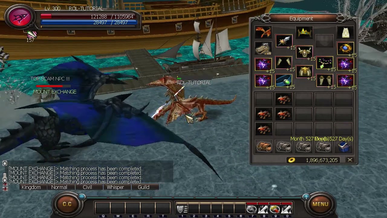 WYD ROL - MOUNT EXCHANGE SCAM NPC