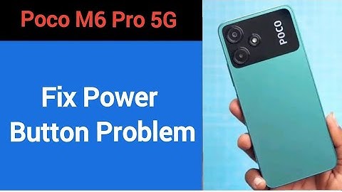 How to fix power button problem poco M6 pro 5G, how to fix auto restart problem