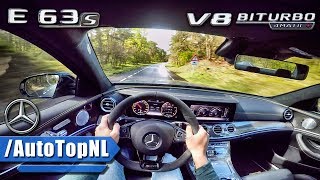 Mercedes E63 AMG S 2017 4.0 V8 BiTurbo POV Test Drive by AutoTopNL