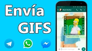 Envia Gifs animados por Whatsapp, Facebook Messenger, Telegram... screenshot 3