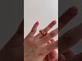 Jewellery of the Week: Infinity Knot Ring ♾️ #Jewellery #Unboxing #PromiseRing #Love