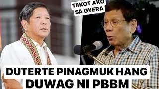 DUTERTE IIYAK SA WEAK LEADER?!