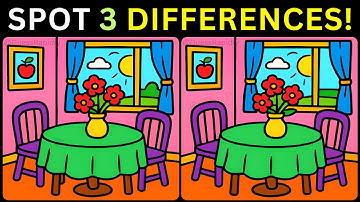 💡Sharpen Your Mind: Spot Three Differences🧩【#435 Brain Game Challenge Find 3 Differences】