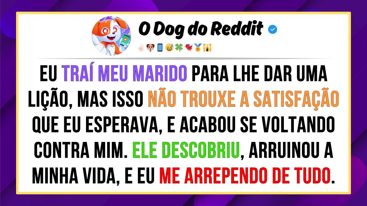 Eu traí meu marido para lhe dar uma lição, mas isso não trouxe a satisfação esperada e me arrependi.