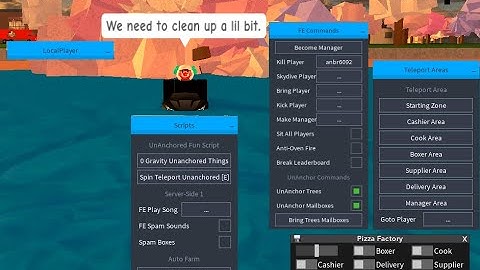 Work At A Pizza Place Admin Script (Works in 2022) [LuaXe]