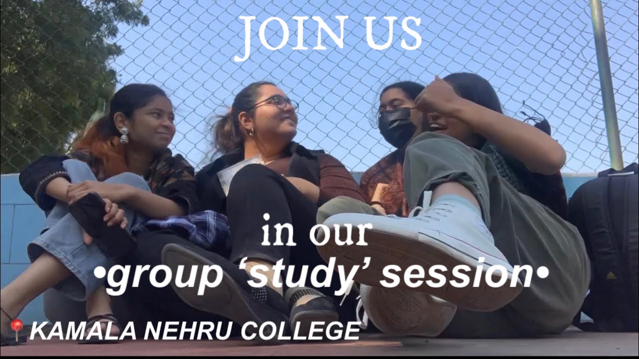 a realistic group ‘study’ session! | KNC,DU - YouTube