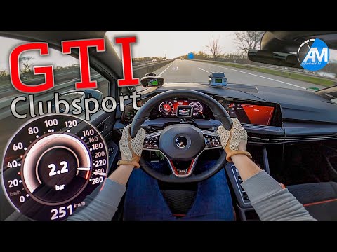 NEW! Golf 8 GTI Clubsport (300hp) | Launch Control & 100-200 km/h acceleration? | by Automann
