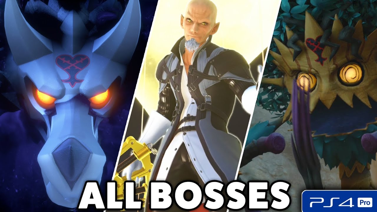 Kingdom Hearts 3 All Bosses YouTube