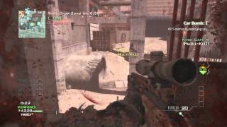 MW3: Quad Car Explosion