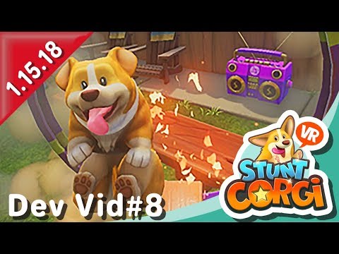 Stunt Corgi Developer Level: Corgiu0027s First Stunt