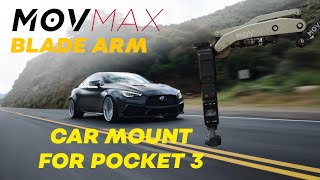 Cinematic Rollers with DJI Osmo Pocket 3! MovMax Blade Arm