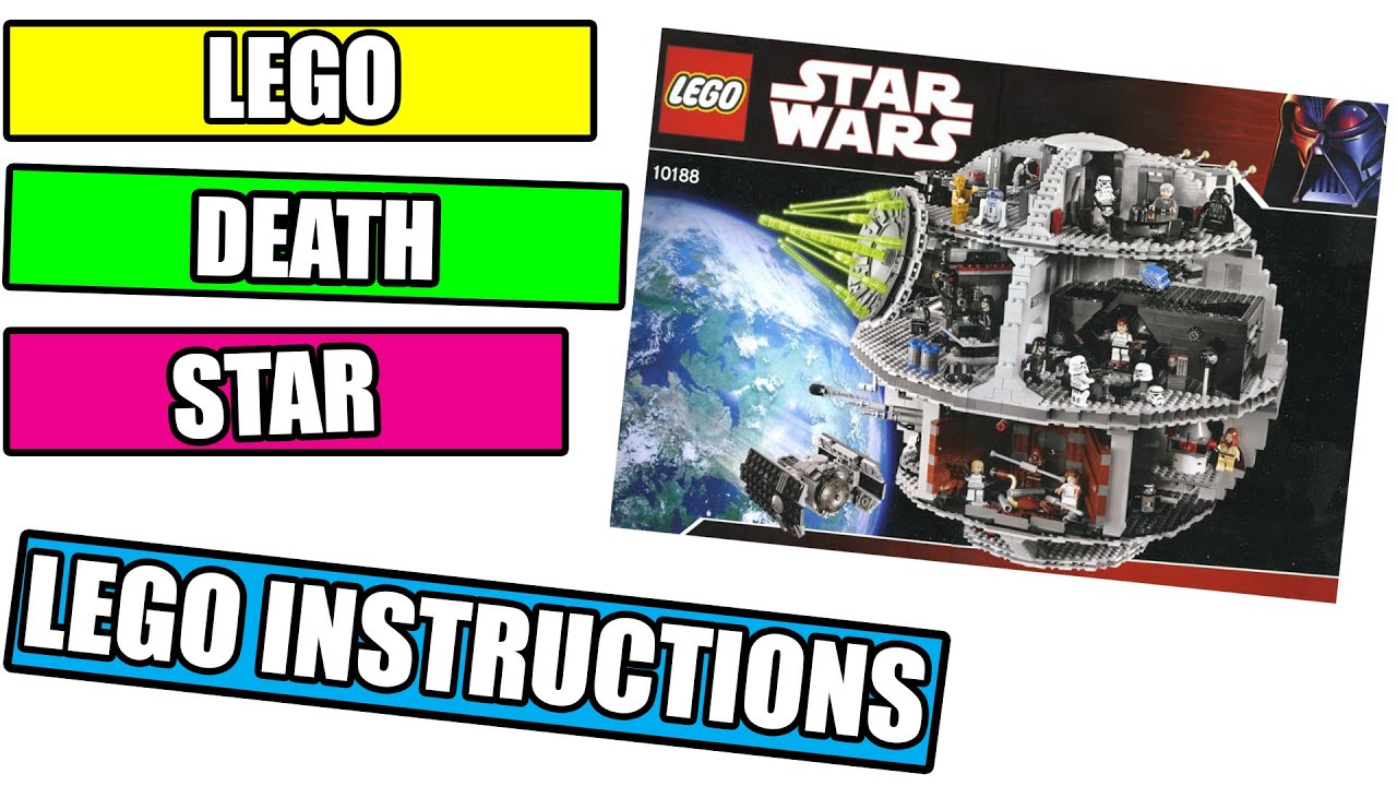 Tidsplan Figur dash LEGO INSTRUCTIONS - DEATH STAR - STAR WARS - LEGO 10188 - YouTube
