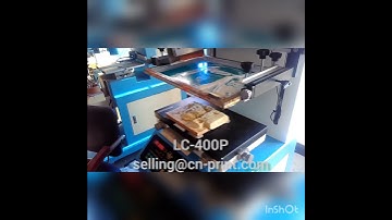 Plane vacuum screen printer machine for phone case/LC printing machine