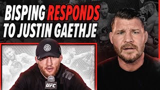 BISPING responds to JUSTIN GAETHJE "BIASED" COMMENTARY claim