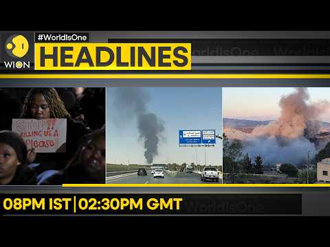 Riyadh: Aramco Fuel Tank on Fire | Israeli Airstrikes Hit Village in South Lebanon | WION HEADLINES